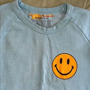 Aviator Nation Smiley Sweatshirt